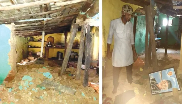 ବର୍ଷାରେ ଭାଙ୍ଗିଲା ପଦ୍ମଶ୍ରୀ ଜିତେନ୍ଦ୍ର ହରିପାଲଙ୍କ ଘର : ଦଦରା ମାଟିଘରେ ରହୁଛନ୍ତି ୧୧ ପ୍ରାଣୀ କୁଟୁମ୍ବ