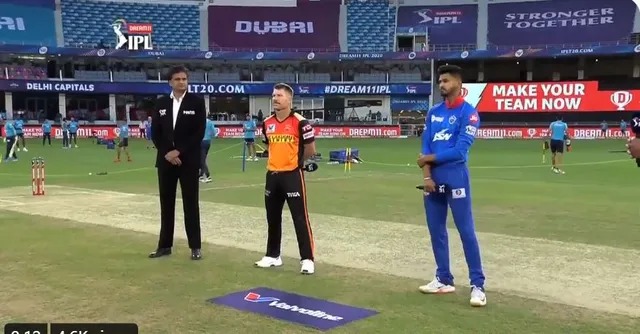 ଆଇପିଏଲ ଲଢେଇ : ଟସ୍ ଜିତି ଦିଲ୍ଲୀର ବୋଲିଂ ନିଷ୍ପତ୍ତି । ପ୍ରଥମେ ବ୍ୟାଟିଂ କରିବ ହାଇଦ୍ରାବାଦ