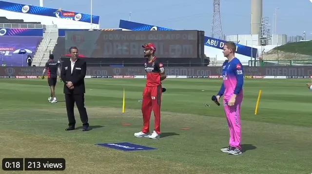 ଆଇପିଏଲ ଟକ୍କର : ଟସ୍ ଜିତି ରାଜସ୍ଥାନ ରୟାଲ୍ସର ବ୍ୟାଟିଂ ନିଷ୍ପତ୍ତି । ପ୍ରଥମେ ବୋଲିଂ କରିବ ବାଙ୍ଗାଲୋର ।