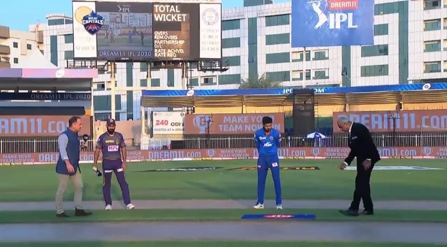 ଟସ୍ ଜିତି କୋଲକାତା ନାଇଟ ରାଇଡର୍ସର ବୋଲିଂ ନିଷ୍ପତ୍ତି । ପ୍ରଥମେ ବ୍ୟାଟିଂ କରିବ ଦିଲ୍ଲୀ କ୍ୟାପିଟାଲ ।