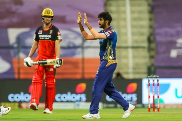 ବୁମରାହଙ୍କ ଘାତକ ବୋଲିଂ । ୧୬୪ ରନ କଲା ବାଙ୍ଗାଲୋର । ମୁମ୍ବାଇ ଆଗରେ ୧୬୫ ରନର ବିଜୟ ଲକ୍ଷ୍ୟ ।