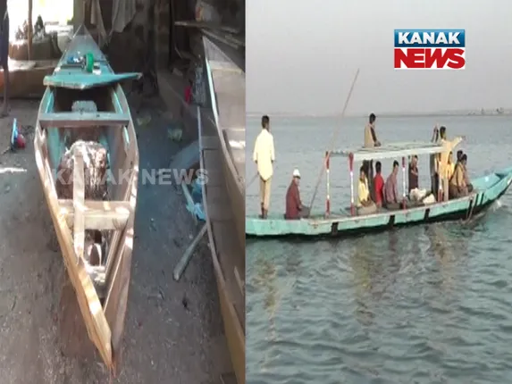 ପୁଣି ଚାଲିବ ଚିଲିକାରେ ଡଙ୍ଗା, ପାଖରୁ ଦେଖିହେବ ପକ୍ଷୀ । ଅନୁମତି ମିଳିବା ପରେ ଡଙ୍ଗା ତିଆରିରେ ବ୍ୟସ୍ତ ଡଙ୍ଗା ଚାଳକ ।