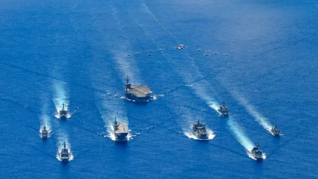 ସମୁଦ୍ର ଭିତରୁ ଚୀନକୁ ସନ୍ଦେଶ : ଭାରତ, ଆମେରିକା, ଜାପାନ ଓ ଅଷ୍ଟ୍ରେଲିଆର ନୌସେନା ଯୁଦ୍ଧାଭ୍ୟାସ ଆରମ୍ଭ