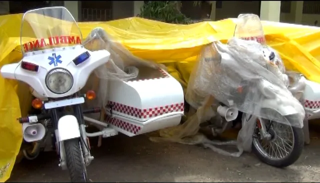 କୋରାପୁଟରେ କାମରେ ଆସୁନି ବାଇକ୍ ଆମ୍ବୁଲାନ୍ସ : ଗତ ସେପ୍ଟମ୍ବର ମାସରୁ ଡାକ୍ତରଖାନା ଆଗରେ ଥୁଆ ହୋଇଛି ବାଇକ୍ ଆମ୍ବୁଲାନ୍ସ