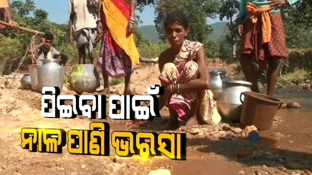 ବର୍ଷ ବର୍ଷ ଧରି ନାଳରୁ ପିଇବା ପାଣି ସଂଗ୍ରହ କରୁଛନ୍ତି ଲୋକେ : ଦୂଷିତ ପାଣି ପିଇ ମୃତ୍ୟୁ ମୁଖରେ ପଡୁଛନ୍ତି ଗ୍ରାମବାସୀ