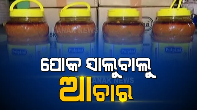 ପଚା ଆମ୍ବ ଓ ପୋକରେ ସାଲୁବାଲୁ ଆଚାର । ଭୁବନେଶ୍ୱର ଉପକଣ୍ଠ ପାହାଳରେ ଅପମିଶ୍ରିତ ଆଚାର ଓ ସସ୍ କାରଖାନା ଉପରେ ଚଢାଉ କଲା ପୁଲିସ ।