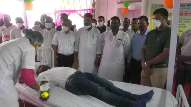 ଇଷ୍ଟକୋଷ୍ଟ ରେଲୱେ ଶ୍ରମିକ କଂଗ୍ରେସ ଓ ଆମ ଓଡିଶା ମିଳିତ ଉଦ୍ୟମରେ ରକ୍ତଦାନ ଶିବିର ଅନୁଷ୍ଠିତ