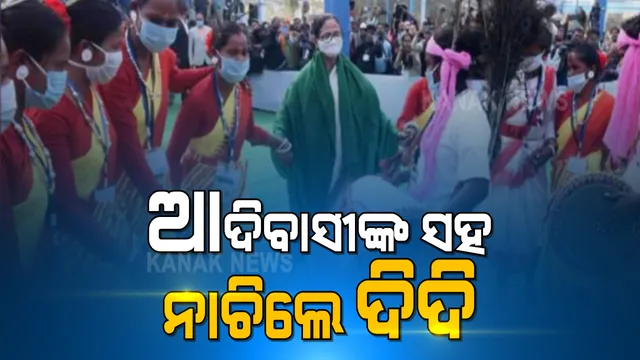 ବିବାହ କାର୍ଯ୍ୟକ୍ରମରେ ଡ୍ୟାନ୍ସ କଲେ ମମତା । ଆଦିବାସୀ ସଙ୍ଗୀତର ତାଳେ ତାଳେ ଝୁମିଲେ ଦିଦି