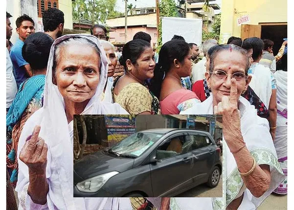 ଉତ୍ସାହର ସହ ଭୋଟ ଦେଉଛନ୍ତି ପଶ୍ଚିମବଙ୍ଗ ଓ ଆସାମର ଭୋଟର । ଦିନ ଦୁଇଟା ସୁଦ୍ଧା ପଶ୍ଚିମବଙ୍ଗରେ ୫୪ ଓ ଆସାମରେ ୪୫ ପ୍ରତିଶତ ମତଦାନ