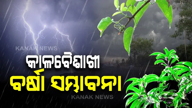 ରାଜ୍ୟରେ ୯ଜିଲ୍ଲାକୁ କାଳବୈଶାଖୀ ବର୍ଷା ସମ୍ଭାବନା । ପାଣିପାଗ ବିଭାଗ ପକ୍ଷରୁ ୟେଲୋ ୱାର୍ଣ୍ଣିଂ ଜାରି