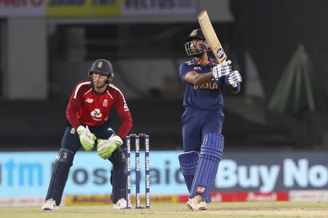 ଇଂଲଣ୍ଡ ଆଗରେ ୧୮୬ ରନର ବିଜୟଲକ୍ଷ୍ୟ ଧାର୍ଯ୍ୟ କଲା ଟିମ୍ ଇଣ୍ଡିଆ । ପ୍ରଥମ ଇଂନିସରେ ସୂର୍ଯ୍ୟକୁମାରଙ୍କ ଅର୍ଦ୍ଧଶତକ ।