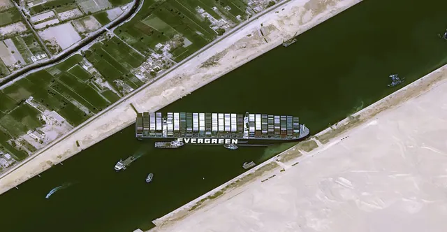 ହଟିଲା ସୁଏଜ୍ କେନାଲରେ ଫସିଥିବା ବିଶାଳ ଯାହାଜ । ସପ୍ତାହର ଅପରେସନ୍ ପରେ ‘ଏଭର ଗିଭେନ୍’ ହଟିଥିବା ଜାତୀୟ ଗଣମାଧ୍ୟମରୁ ସୂଚନା