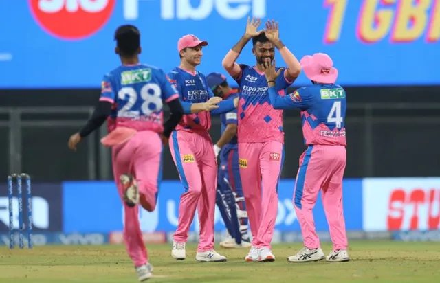 ପ୍ରଥମ ଇଂନିସରେ ଦିଲ୍ଲୀ କଲା ୧୪୮ ରନ୍ । ରିଷଭ ପନ୍ତଙ୍କ ଦମଦାର ଅର୍ଦ୍ଧଶତକ । ରାଜସ୍ଥାନକୁ ବିଜୟ ଲକ୍ଷ୍ୟ ୧୪୮ । 