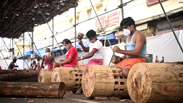 ବାତ୍ୟା ୟାସ ଟଳିବା ପରେ ପୁଣି ରଥଖଳା ଚଳଚଞ୍ଚଳ : ବର୍ଷା ଓ ପବନ ପାଇଁ ୨ଦିନ ବନ୍ଦ ରହିଥିଲା କାମ