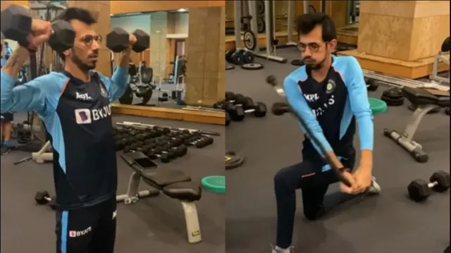 ଡମ୍ବଲ ଉଠାଇ ୱାର୍କଆଉଟ୍ କରୁଥିବାର ନଜର ଆସିଲେ ଚହଲ । ଟ୍ରୋଲ୍ କଲେ ଇଂଲଣ୍ଡର କ୍ରିକେଟ୍ ଖେଳାଳୀ । 