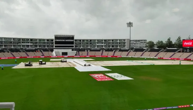 ଭାରତ-ନ୍ୟୁଜିଲାଣ୍ଡ ବିଶ୍ୱ ଟେଷ୍ଟ ଚାମ୍ପିୟନସିପ୍ ଫାଇନାଲ । ଚତୁର୍ଥ ଦିନ ବି ବର୍ଷାରେ ଧୋଇଗଲା । 