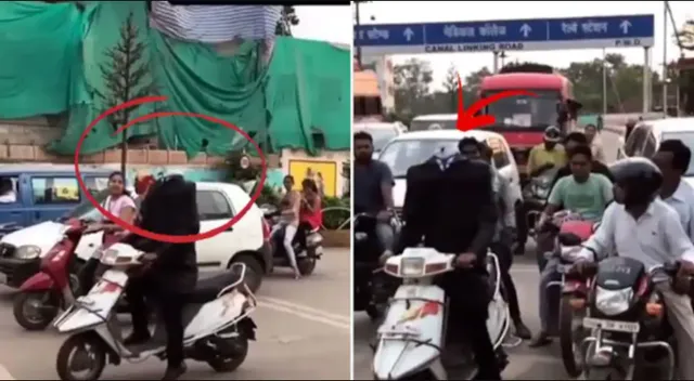 ହଠାତ୍ ଟ୍ରାଫିକରେ ପହଞ୍ଚିଲା ଏକ ସ୍କୁଟି, ଚାଳକଙ୍କ ନଥିଲା ମୁଣ୍ଡ । ଉପସ୍ଥିତ ଥିବା ଲୋକଙ୍କ ଉଡିଲା ହୋସ୍ ।