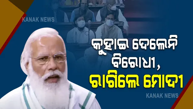ସଂସଦରେ ମୋଦୀଙ୍କୁ କହିବାକୁ ଦେଲେନାହିଁ ବିରୋଧୀ : ରାଗିଲେ ମୋଦୀ; ରାଗିଯାଇ ମୋଦୀ କହିଲେ, ମହିଳା ଓ ଦଳିତଙ୍କୁ ମନ୍ତ୍ରୀ କରାଯାଇଥିବାରୁ ସହି ପାରୁନାହାନ୍ତି କିଛି ଲୋକ