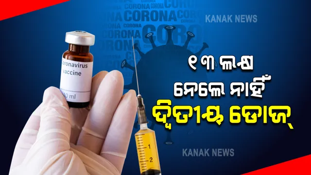 ରାଜ୍ୟରେ କରୋନା ଟିକାକରଣ : ସମୟ ଅବଧି ପରେ ବି ଦ୍ୱିତୀୟ ଡୋଜ ନେଇନାହାନ୍ତି ପ୍ରାୟ ୧୩ ଲକ୍ଷ ଲୋକ
