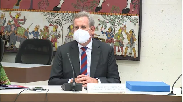 ହକି ଖେଳର ଉନ୍ନତି ପାଇଁ ନବୀନଙ୍କ ପଦକ୍ଷେପକୁ ପ୍ରଂଶସା କଲେ ଅଷ୍ଟ୍ରେଲିଆ ହାଇକମିଶନର । କ୍ରୀଡା ଭିତ୍ତିଭୂମିର ଉନ୍ନତି କ୍ଷେତ୍ରରେ ସହଯୋଗ ପାଇଁ ବୈଠକରେ ସହମତି ।