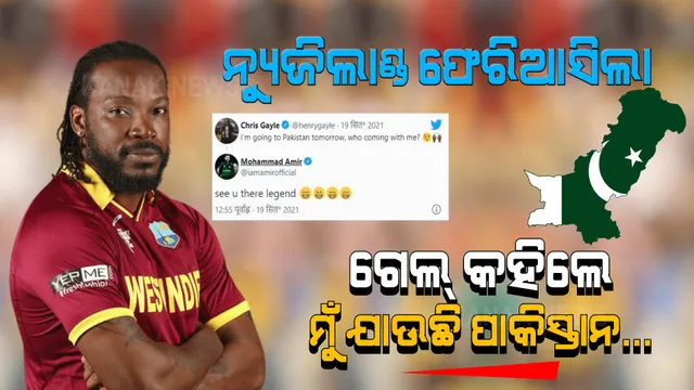 ମୁଁ କାଲି ପାକିସ୍ତାନ ଯାଉଛି, ଆଉ କିଏ ଯିବ? ଗେଲଙ୍କ ଟ୍ୱିଟକୁ ନେଇ ଜୋରଦାର ଚର୍ଚ୍ଚା ।