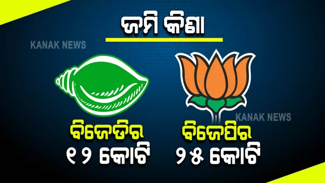 ଦଳୀୟ କାର୍ଯ୍ୟାଳୟ ପାଇଁ କିଏ କିଣିଛି କେତେ ଟଙ୍କାର ଜମି?