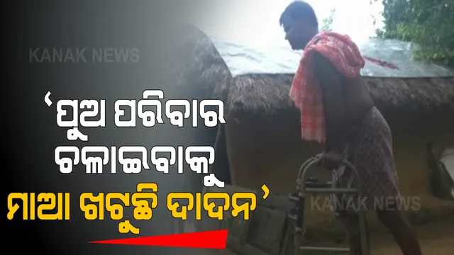 ଦୁର୍ଘଟଣା ପରେ ପୁଅ ଘରେ ବସିଛି, ପରିବାର ଚଳାଇବା ପାଇଁ ୭୦ ବର୍ଷର ମାଆ ଦାଦନ ଖଟୁଛି । ଏ ସତ କାହାଣୀ ଆପଣଙ୍କୁ ବି କନ୍ଦାଇ ଦେବ ।