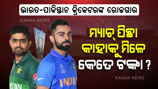 ଭାରତ ଓ ପାକିସ୍ତାନ କ୍ରିକେଟରଙ୍କୁ  ମ୍ୟାଚ୍ ପିଛା କେତେ ଟଙ୍କା ମିଳେ? ଉଭୟ ଦେଶର ଖେଳାଳୀଙ୍କ ଦରମା ଭିତରେ ରହିଛି ଆକାଶ-ପାତାଳ ଫରକ ।