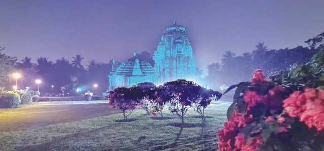 ଗର୍ଭାଶୟ କର୍କଟ ବିଲୋପ ଅଭିଯାନ : ନୀଳ ରଙ୍ଗରେ ଝଲସିଲା ରାଜାରାଣୀ ମନ୍ଦିର