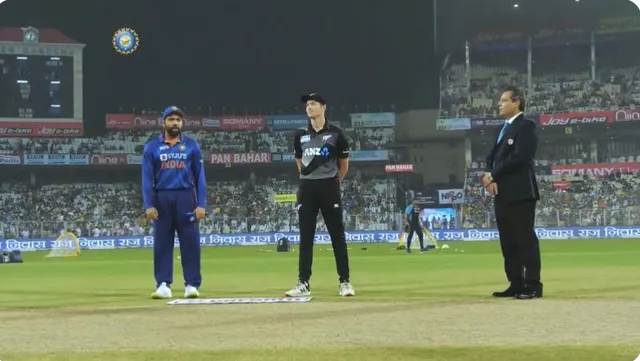 ଟସ ଜିତି ଭାରତର ବ୍ୟାଟିଂ ନିଷ୍ପତ୍ତି, ବୋଲିଂ କରିବ ନ୍ୟୁଜିଲାଣ୍ଡ । କ୍ଲିନ ସୁଇପ ଲକ୍ଷ୍ୟରେ ଟିମ ଇଣ୍ଡିଆ