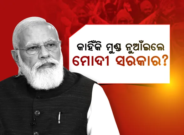 କାହିଁକି ମୁଣ୍ଡ ନୁଆଁଇଲେ ମୋଦୀ ସରକାର? ବର୍ଷେକାଳ ଲଢ଼େଇ ପରେ କାହିଁକି ଦେଲେ ପଛଘୁଂଚା?