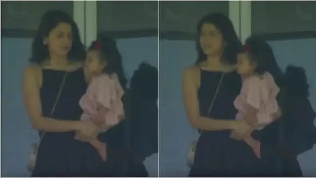 ବିରାଟଙ୍କ ଝିଅ ବାମିକାଙ୍କ ପ୍ରଥମ ଝଲକ । ମ୍ୟାଚ୍ ସମୟରେ ଅନୁଷ୍କାଙ୍କ ସହ ନଜର ଆସିଲେ ବାମିକା ।