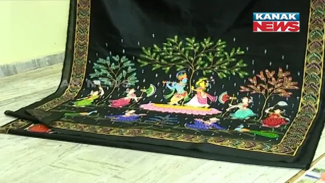 ପାଟ ଶାଢୀରେ କଳା ସଂସ୍କୃତିର ଝଲକ୍ । ଲୋକଙ୍କ ଆଦୃତି ଲାଭ କରୁଛି ପଟ୍ଟଚିତ୍ର ଶାଢୀ ।