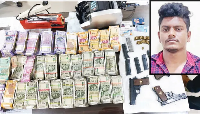 ନୟାଗଡ ପିଡବ୍ଲ୍ୟୁଡି ଲେନରୁ ବନ୍ଧୁକ ଓ ବ୍ରାଉନସୁଗାର ଜବତ ଘଟଣା । ରିମାଣ୍ଡରେ ବ୍ରାଉନସୁଗାର ମାଫିଆ କେ.ଭିକି ରାଓ