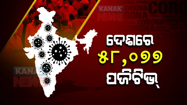 ତଳମୁହାଁ କରୋନା ସଂକ୍ରମଣ : ଦେଶରେ ୫୮ ହଜାର ୭୭ ଜଣ ନୂଆ ଆକ୍ରାନ୍ତ, ୬୫୭ ମୃତ୍ୟୁ
