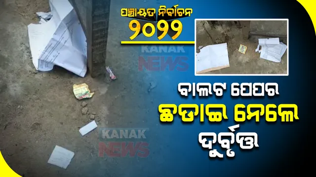 ଭଦ୍ରକ ଧାମନଗରରେ ମତଦାନ ଆରମ୍ଭରୁ ଉତ୍ତେଜନା : ବାଲଟ ପେପର ଛଡାଇ ନେଇଗଲେ ଦୁର୍ବୃତ୍ତ