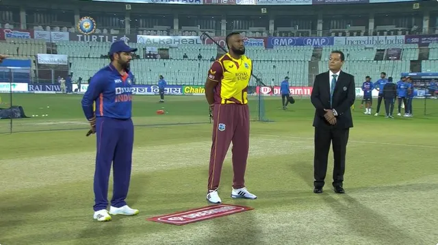 ଭାରତ-ୱେଷ୍ଟଇଣ୍ଡିଜ ପ୍ରଥଟ ଟି-୨୦: ଟସ୍ ଜିତି ଭାରତର ବୋଲିଂ ନିଷ୍ପତ୍ତି