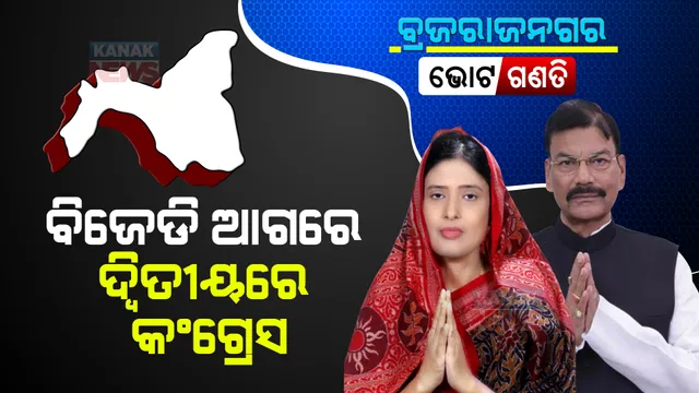 ବ୍ରଜରାଜନଗର ଉପନିର୍ବାଚନ: ୧୮ ହଜାରରୁ ଅଧିକ ଭୋଟରେ ଆଗୁଆ ବିଜେଡି, ଦ୍ୱିତୀୟକୁ ଉଠିଲା କଂଗ୍ରେସ 