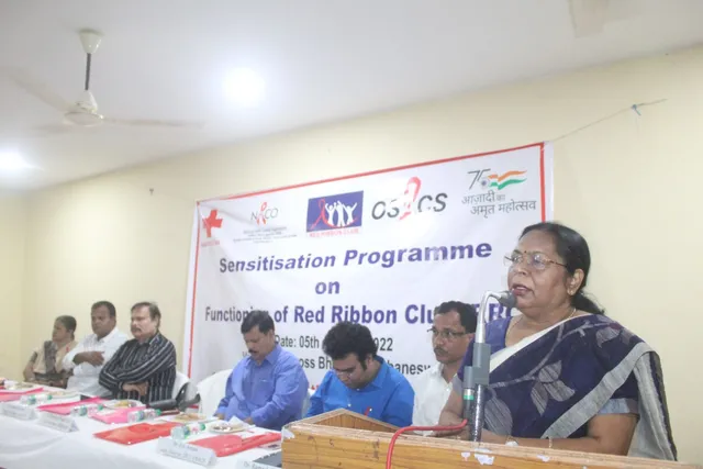 ରେଡ ରିବନ କ୍ଲବ ସଂଯୋଜକମାନଙ୍କର ରାଜ୍ୟସ୍ତରୀୟ ସଚେତନତା କାର୍ଯ୍ୟକ୍ରମ । ସମାଜକୁ ଏଚଆଇଭି ମୁକ୍ତ କରିବାକୁ ପ୍ରୟାସ