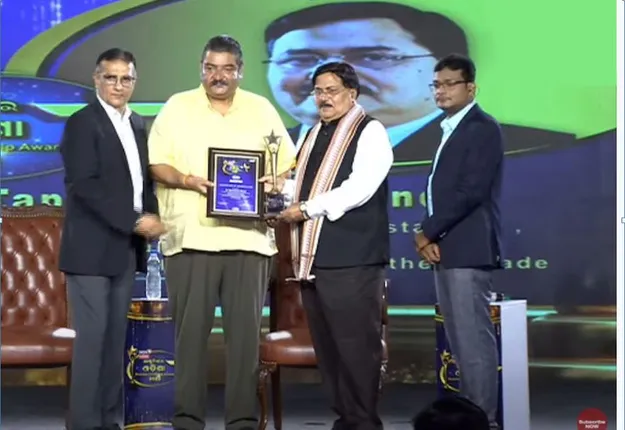 ତପନ ଚାନ୍ଦଙ୍କୁ ଓଡିଶା ବିସନେସ ଲିଡରସିପ ଆୱାର୍ଡ