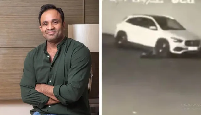 ପ୍ରେମିକା ସହ ସ୍ୱାମୀଙ୍କୁ ଧରିଲେ ବୋଲି ସ୍ତ୍ରୀ ଉପରେ କାର ଚଢାଇ ଦେଲେ ଫିଲ୍ମ ପ୍ରଡ୍ୟୁସର । ସିସିଟିଭିରେ ଘଟଣା କଏଦ୍