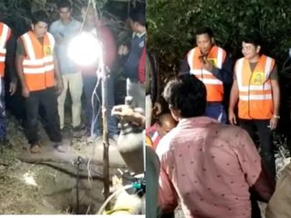 ପୁଣି ବୋରୱେଲରେ ଫସିଲା ଜୀବନ । ୫୫ ଫୁଟ୍ ତଳକୁ ଖସିପଡିଲା ୫ ବର୍ଷର ଶିଶୁ ।