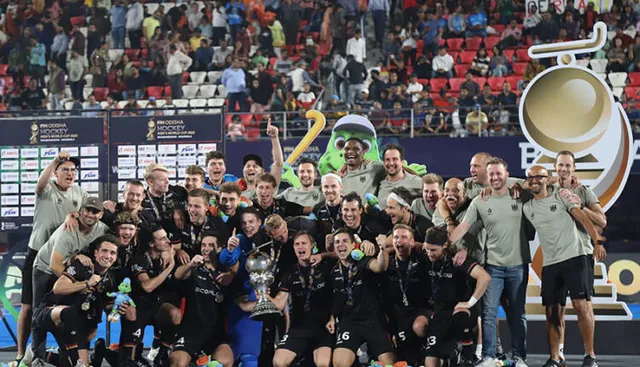 ପୁରୁଷ ହକି ବିଶ୍ୱକପ : ବେଲଜିୟମକୁ ହରାଇ ଜର୍ମାନୀ ହେଲା ବିଶ୍ୱ ଚାମ୍ପିୟନ; କଳିଙ୍ଗ ଷ୍ଟାଡିୟମରେ ଦେଖିବାକୁ ମିଳିଲା ରୋମାଞ୍ଚକର ମ୍ୟାଚ