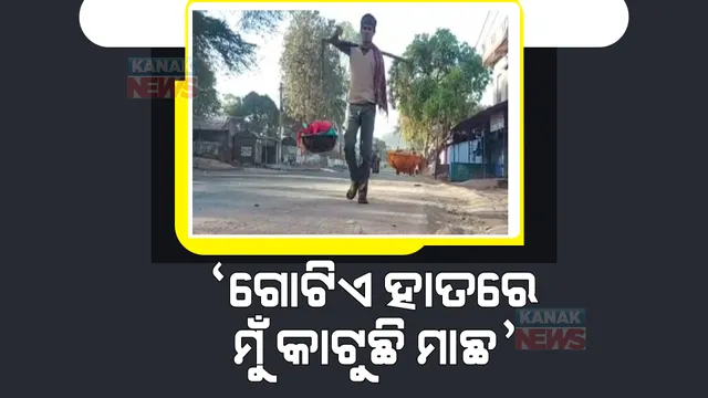 ଗୋଟିଏ ହାତରେ ଚାଲିଛି ସଂସାର ରଥ: ମାଛ ବ୍ୟବସାୟ କରି ଚଳୁଛନ୍ତି କୋରାପୁଟର ଦିବ୍ୟାଙ୍ଗ ବୃନ୍ଦାବନ