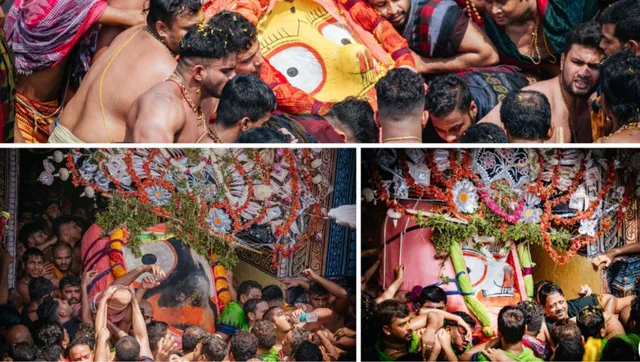 ଶ୍ରୀକ୍ଷେତ୍ରରେ ଚାଲିଛି ଶ୍ରୀଗୁଣ୍ଡିଚା ଯାତ୍ରା : ଧାଡି ପହଣ୍ଡିରେ ବିଜେ ନୀତି ସମ୍ପନ୍ନ; ରଥାରୁଢ ଚତୁର୍ଦ୍ଧାମୂର୍ତ୍ତି