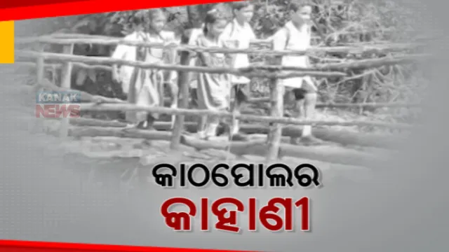 ଅବହେଳିତ ଉପାନ୍ତ ଅଂଚଳ, ଚିତ୍ରକୋଣ୍ଡା ଧୋନାପୁଟରେ ଗମନାଗମନର ଏକମାତ୍ର ମାଧ୍ୟମ ଗ୍ରାମବାସୀଙ୍କ ଦ୍ୱାରା ନିର୍ମିତ କାଠପୋଲ