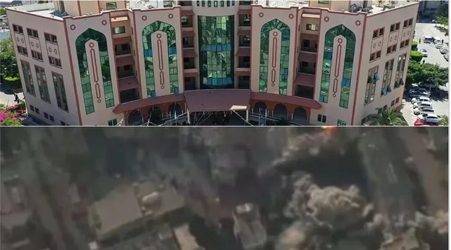 ଗାଜାର ଇସଲାମିକ ବିଶ୍ୱବିଦ୍ୟାଳୟ ଉପରେ ଇସ୍ରାଏଲର ରକେଟ ମାଡ । ବିସ୍ଫୋରଣ ପରେ ଭିଡ଼ିଓ ସେୟାର କରି ଇସ୍ରାଏଲ କହିଲା, ଏଠାରେ...