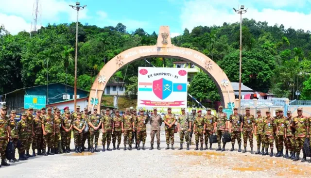 ଭାରତ ଏବଂ ବାଂଲାଦେଶର ମିଳିତ ସମରାଭ୍ୟାସ 'ସଂପ୍ରୀତି' ଆରମ୍ଭ ।