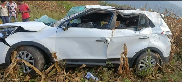 ଘାଟିରୁ ଖସିଲା କାର । କୋରାପୁଟ ପଟାଙ୍ଗି ଯୋଡ଼ିମାଦେଲି ଘାଟିରେ ଦୁର୍ଘଟଣା । କାରରେ ଥିବା ୩ଜଣଙ୍କ ମୃତ୍ୟୁ, ଜଣେ ଗୁରୁତର