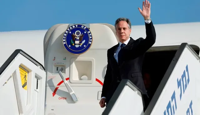 ଆମେରିକାର ବୈଦେଶିକ ସଚିବଙ୍କ ଅଚାନକ ୱେଷ୍ଟବ୍ଯାଙ୍କ ଗସ୍ତ । ପାଲେଷ୍ଟାଇନ ରାଷ୍ଟ୍ରପତିଙ୍କୁ ଭେଟିଲେ